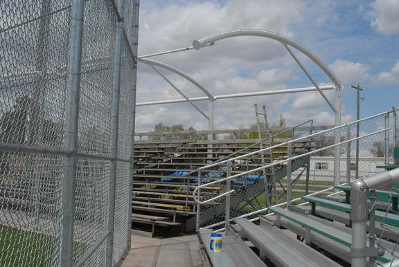 grandstand closeup