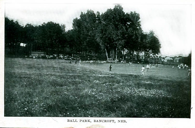 Bancroft Nebraska baseball 1909 town team