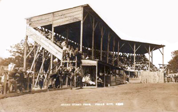 Baseball Grandstand Falls City 
1913