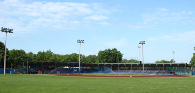 Schuyler Nebraska Merchants Park 
grandstand