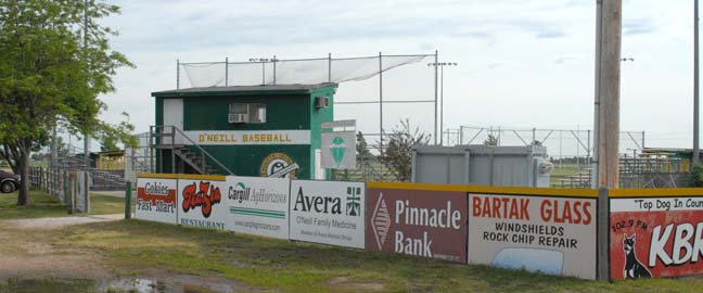 ONeill Nebraska Baseball entrance