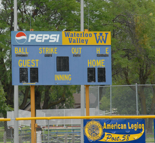 Infield at valley Nebraska