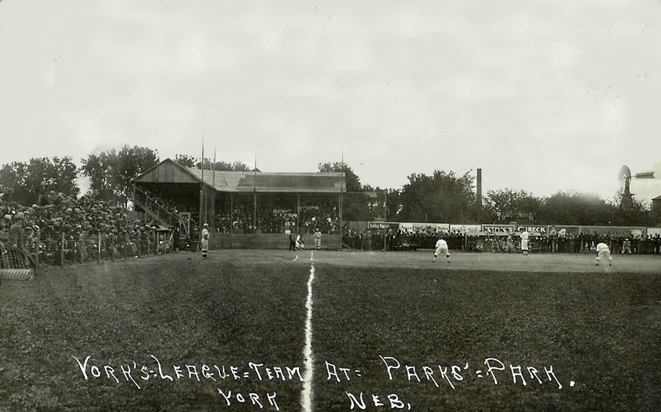 MINK baseball league 1910 Park's Park, York 
Nebraska